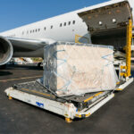 loading cargo plane